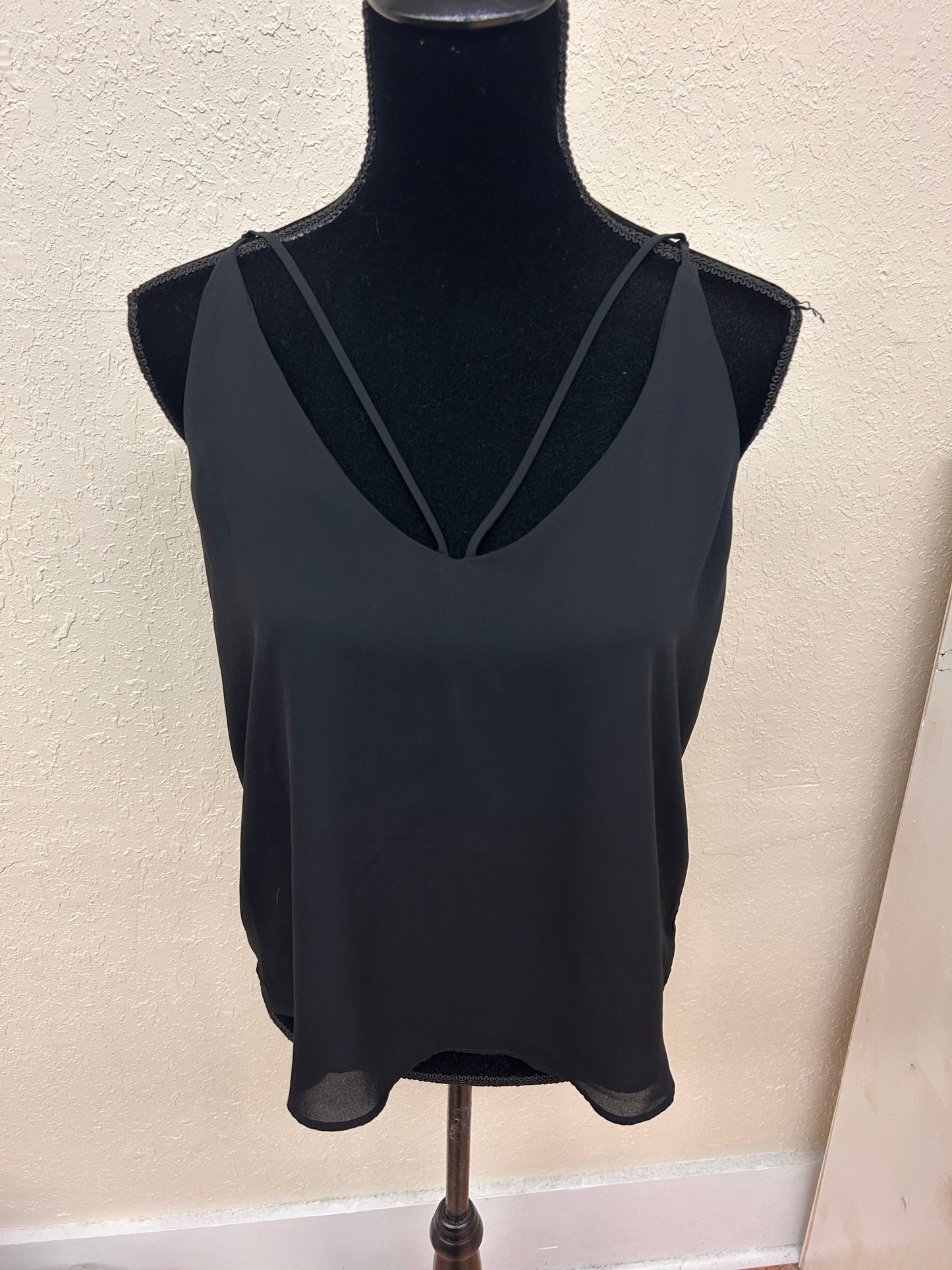 Kismet medium black strapy tank