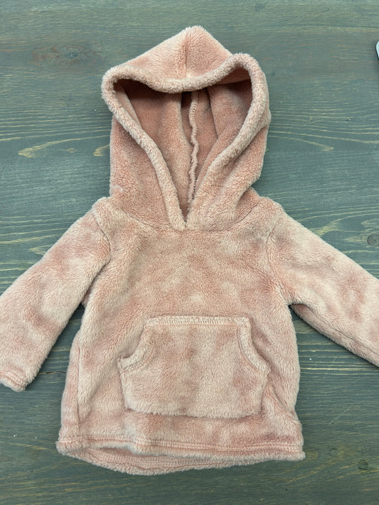 Carters 3m pale pink Sherpa hoodie