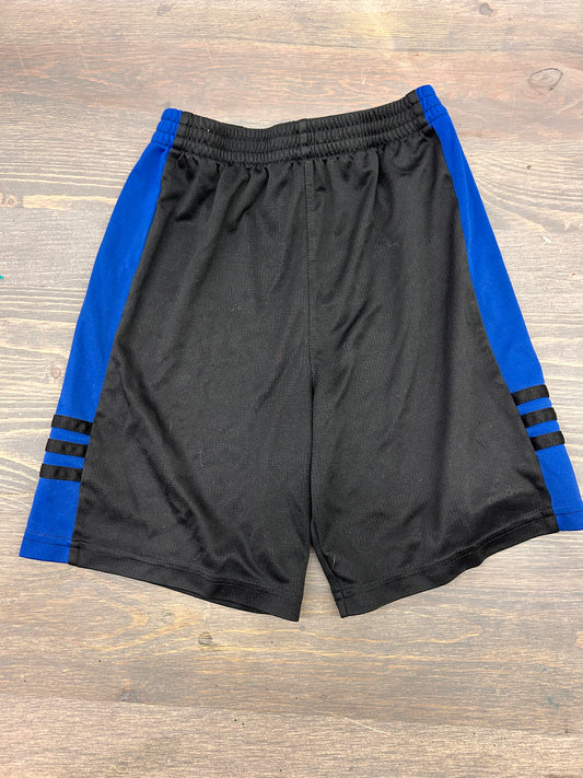 Adidas 6 black & blue athletic shorts