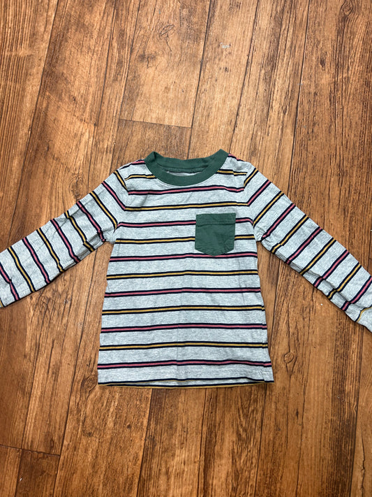 Carters 5t striped long sleeve shirt