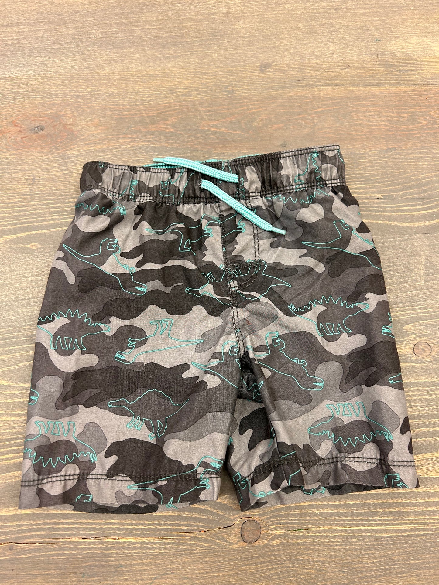 Old navy 3t camo Dino swim trunks