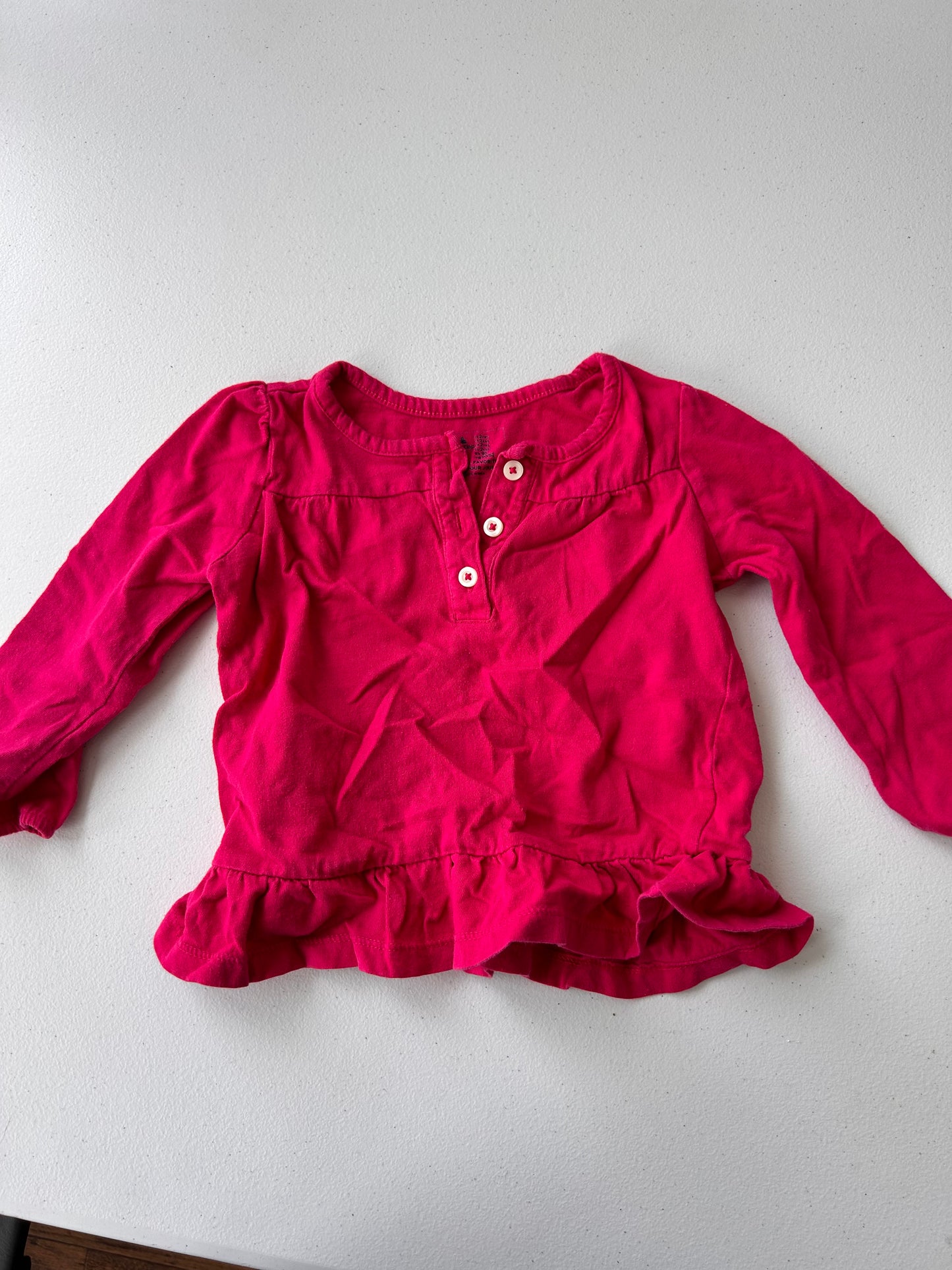 Gap 2t pink long sleeve