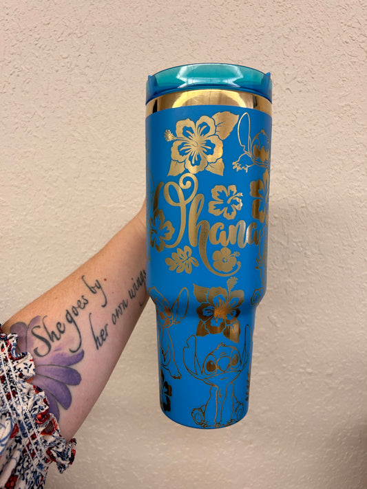 Stitch Ohana 40oz cup