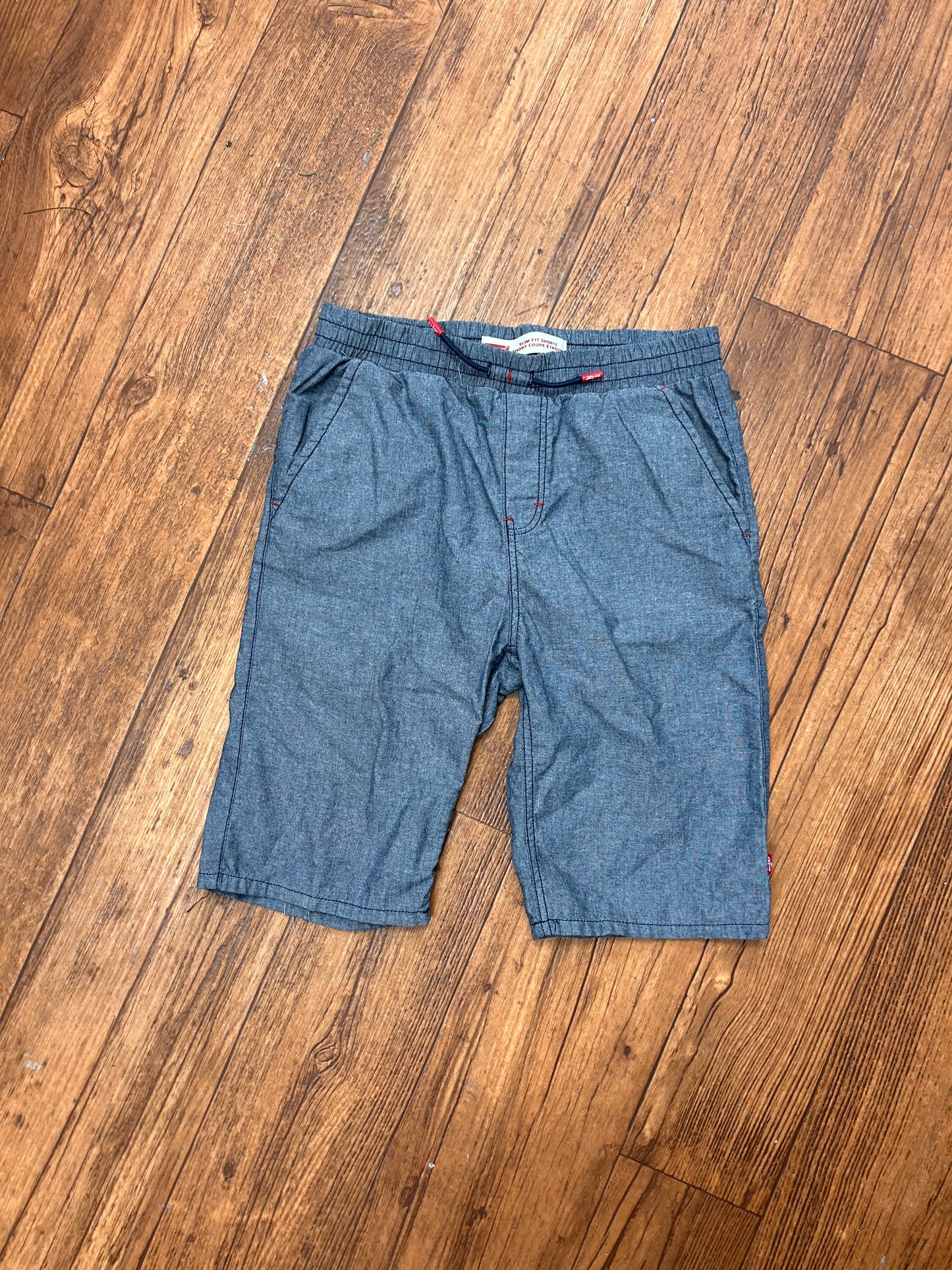 Levi 14/16 grey slim fit shorts