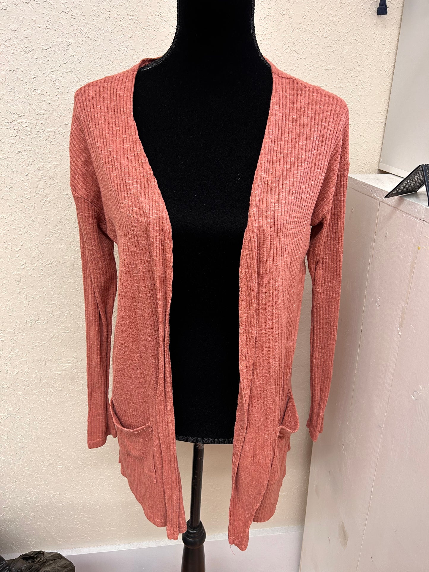 Ardene xs peach cardigan