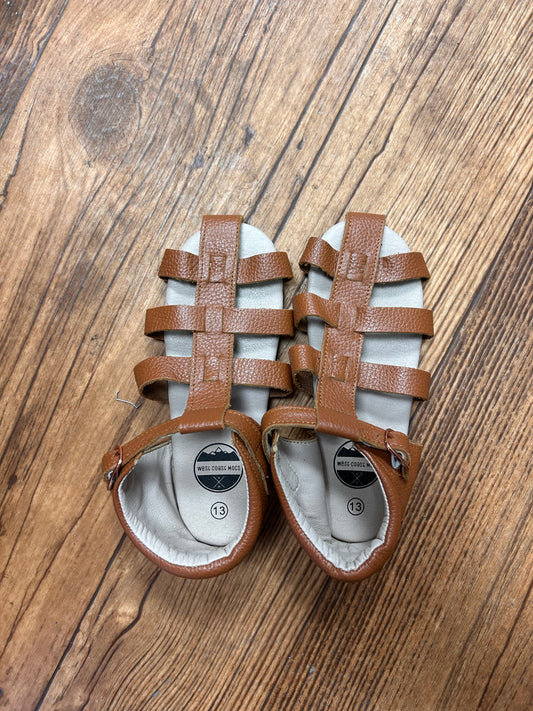 NEW West coast moccasins 13 brown sandals