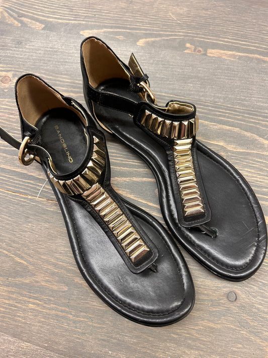 Bandolino 9.5 black studded sandals