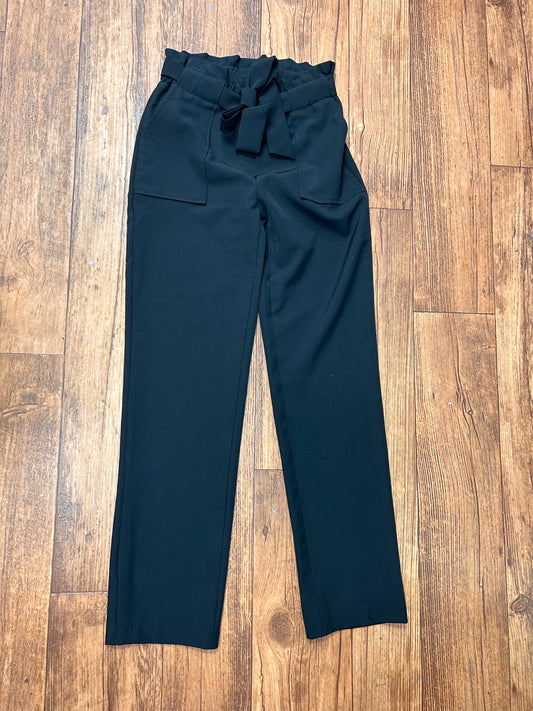 Robin xs black paper bag pants