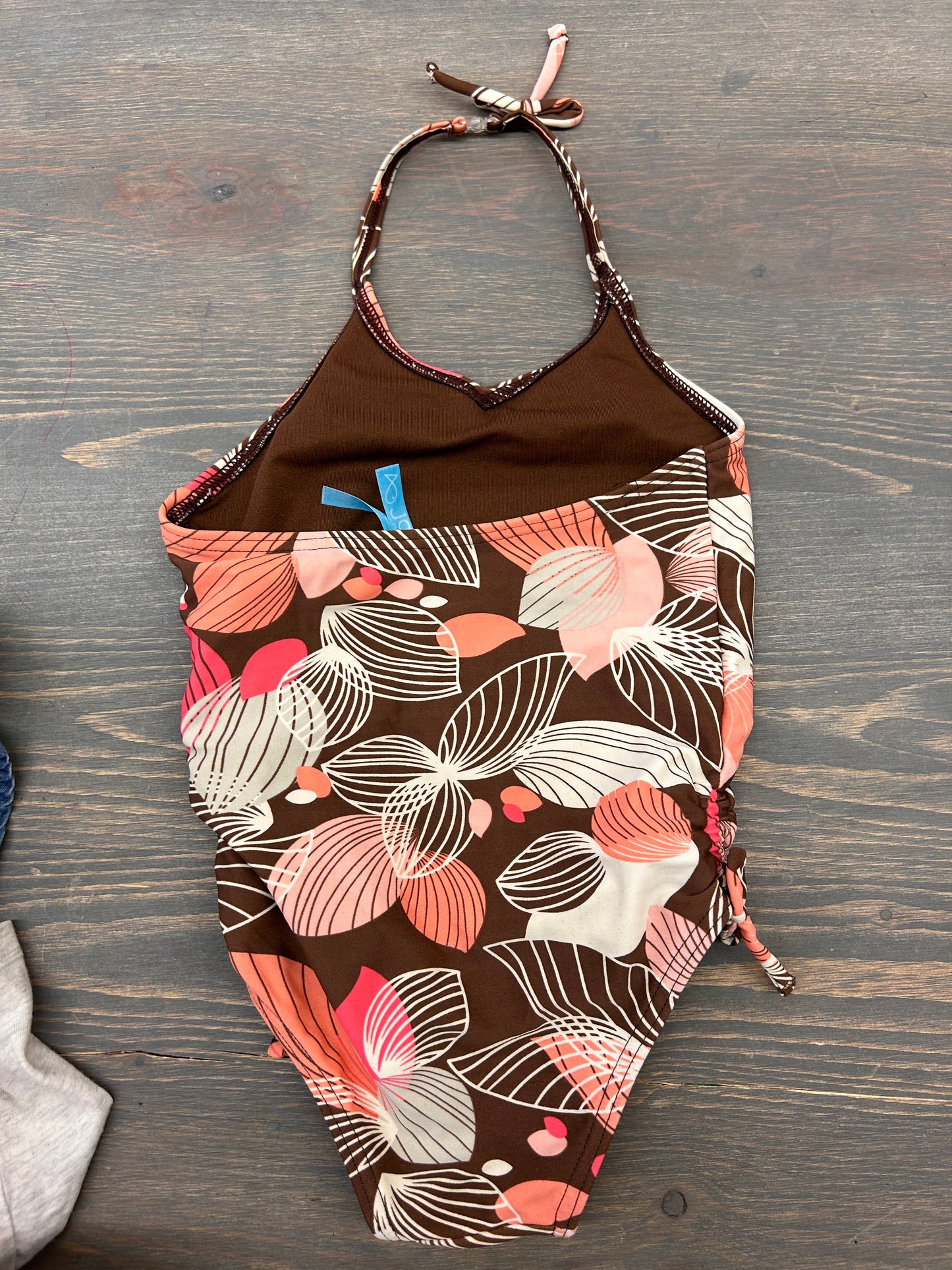 Joe fresh 3t pink & brown swimsuit