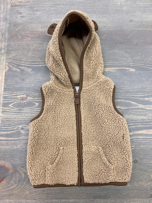 Carters 12m brown Sherpa vest