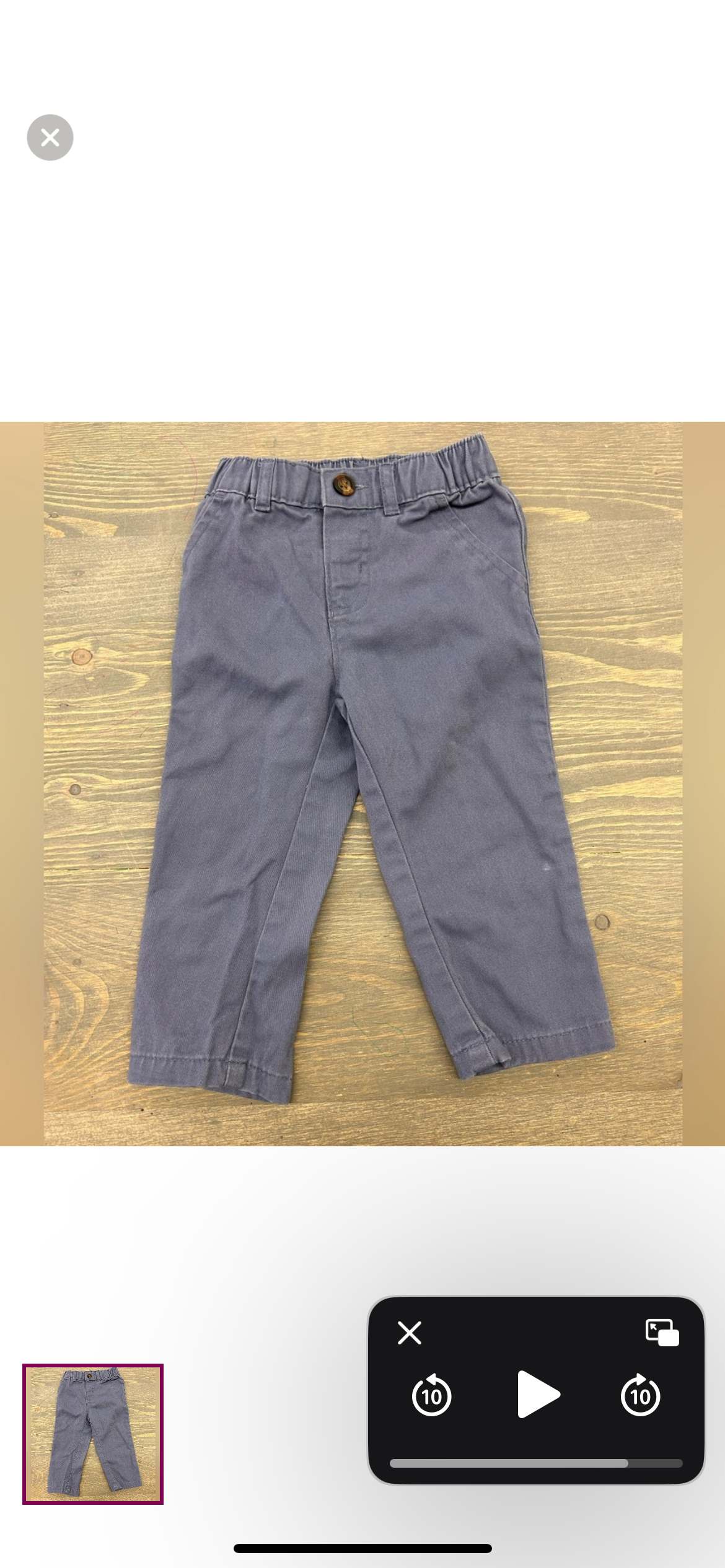 Carters 3m navy khaki pants