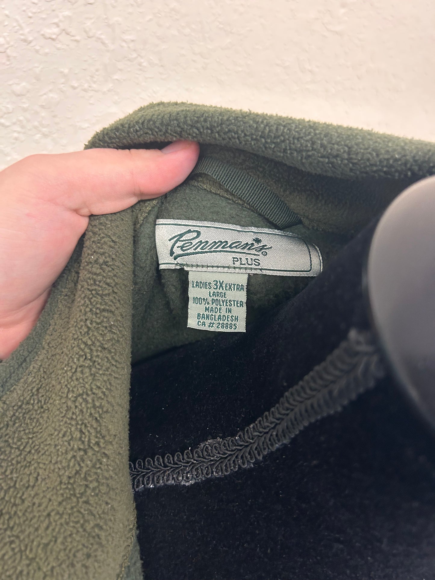 Penmans 3x green fleece vest