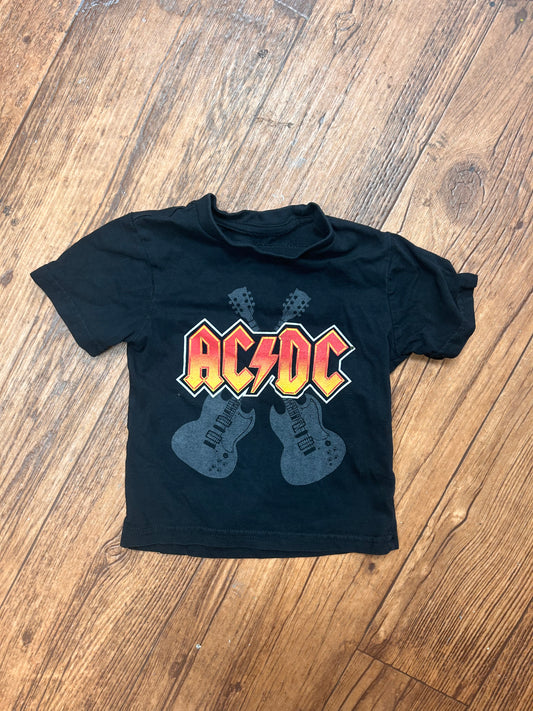 AC/DC 2t black short sleeve t shirt