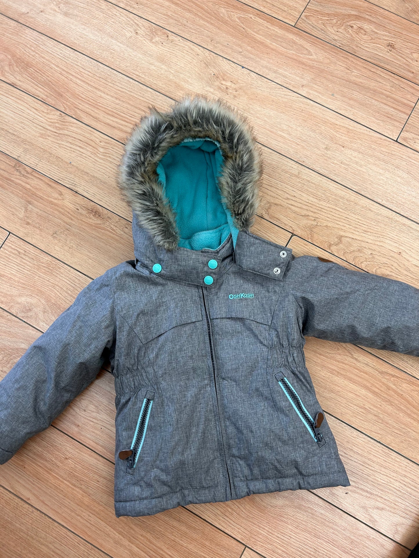 Oshkosh 2t grey snowsuit