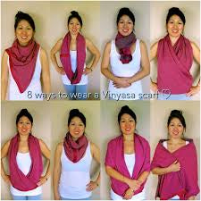 Lululemon black vinyasa scarf