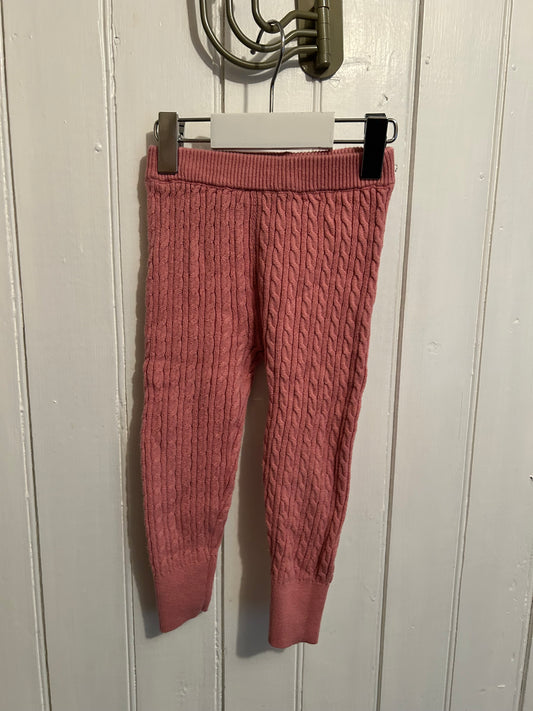 Joe fresh 2t pink knit leggings