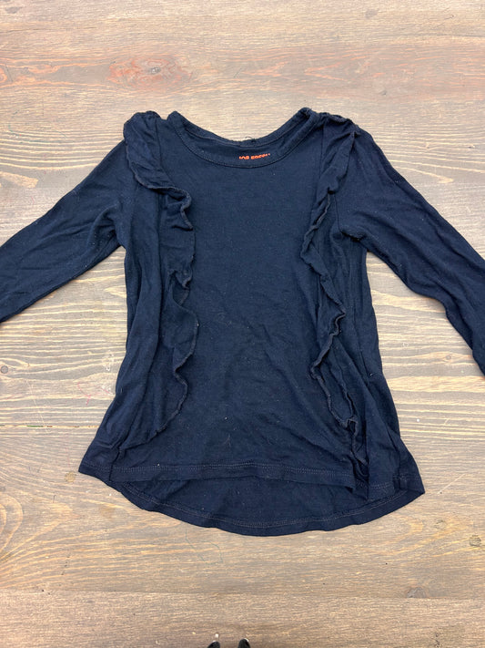 Joe fresh 2t navy ruffle top