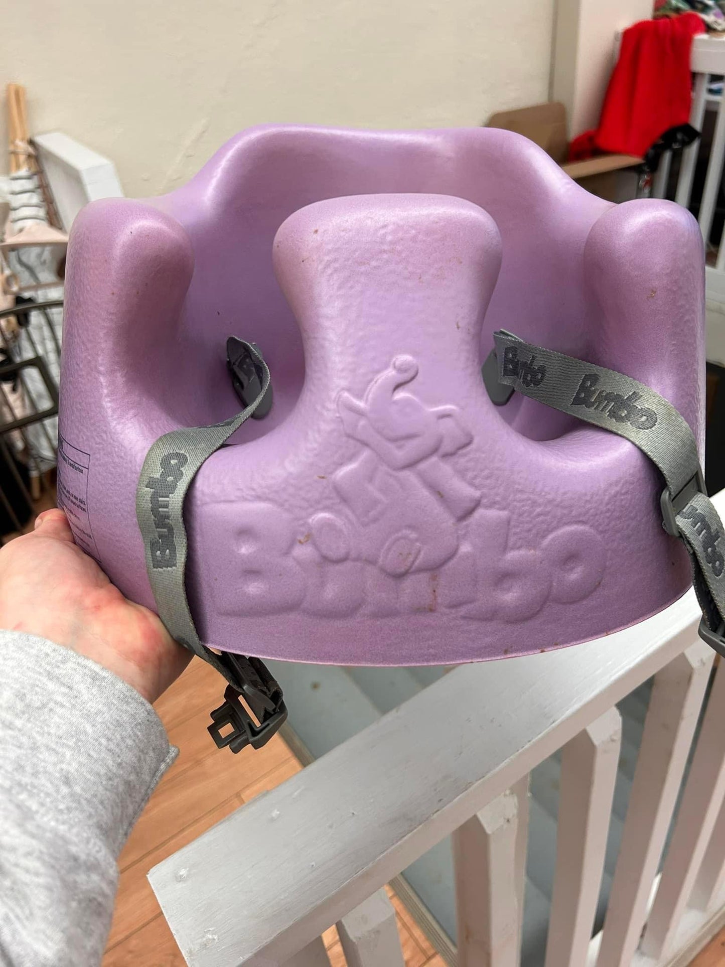 PICKUP ONLY Bumbo purple chair