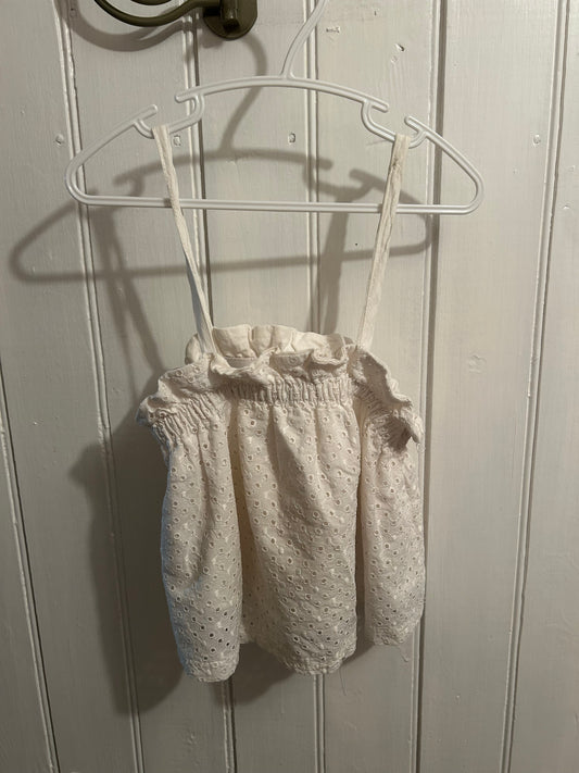 Zara 5 white lace top