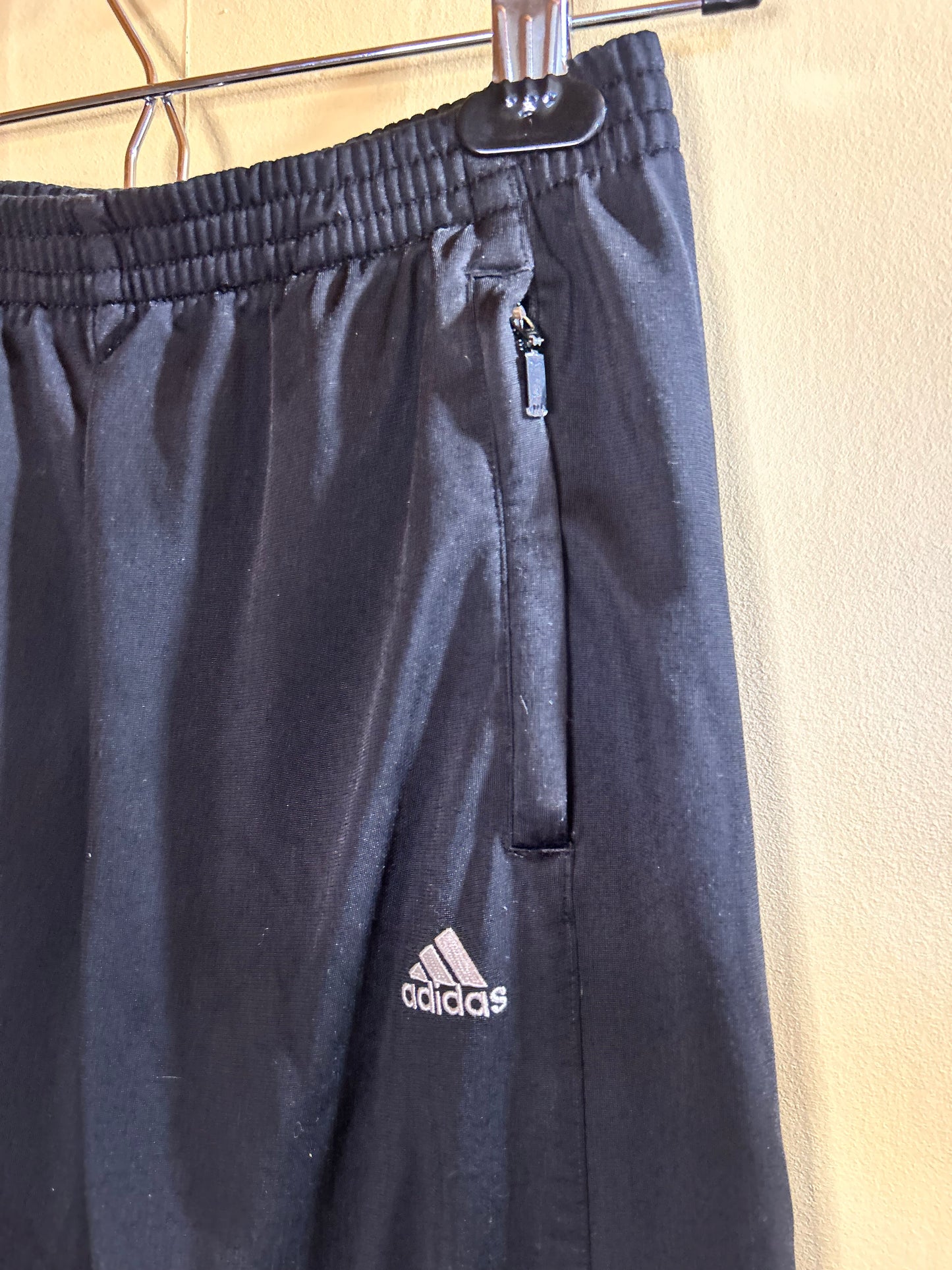 Adidas youth small black athletic joggers