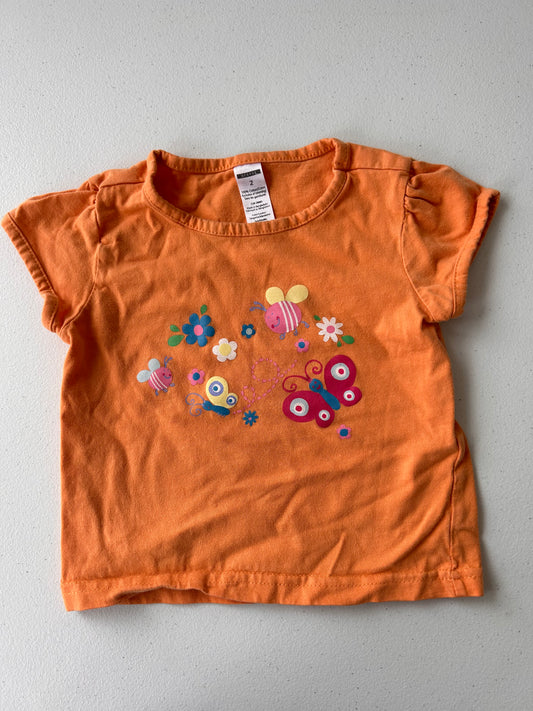 Vintage George 2t orange bug short sleeved shirt