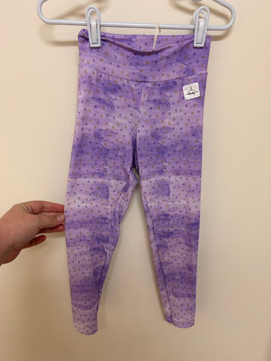 Purple leggings