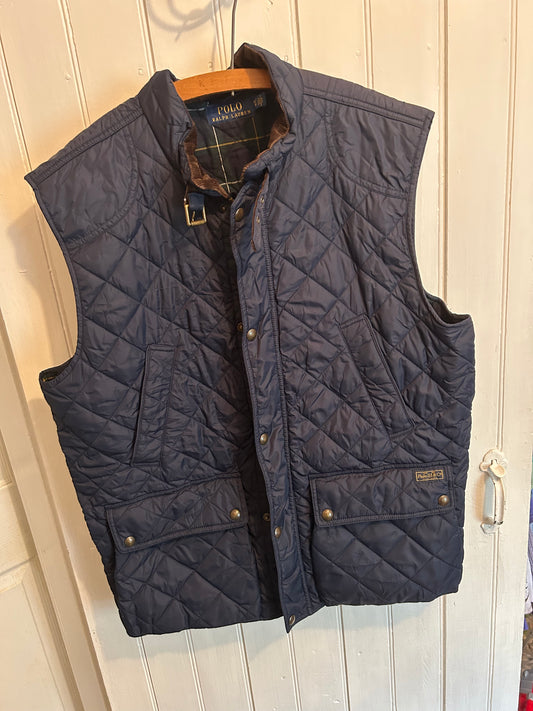 Polo Ralph Lauren men’s Xxl navy quilted vest
