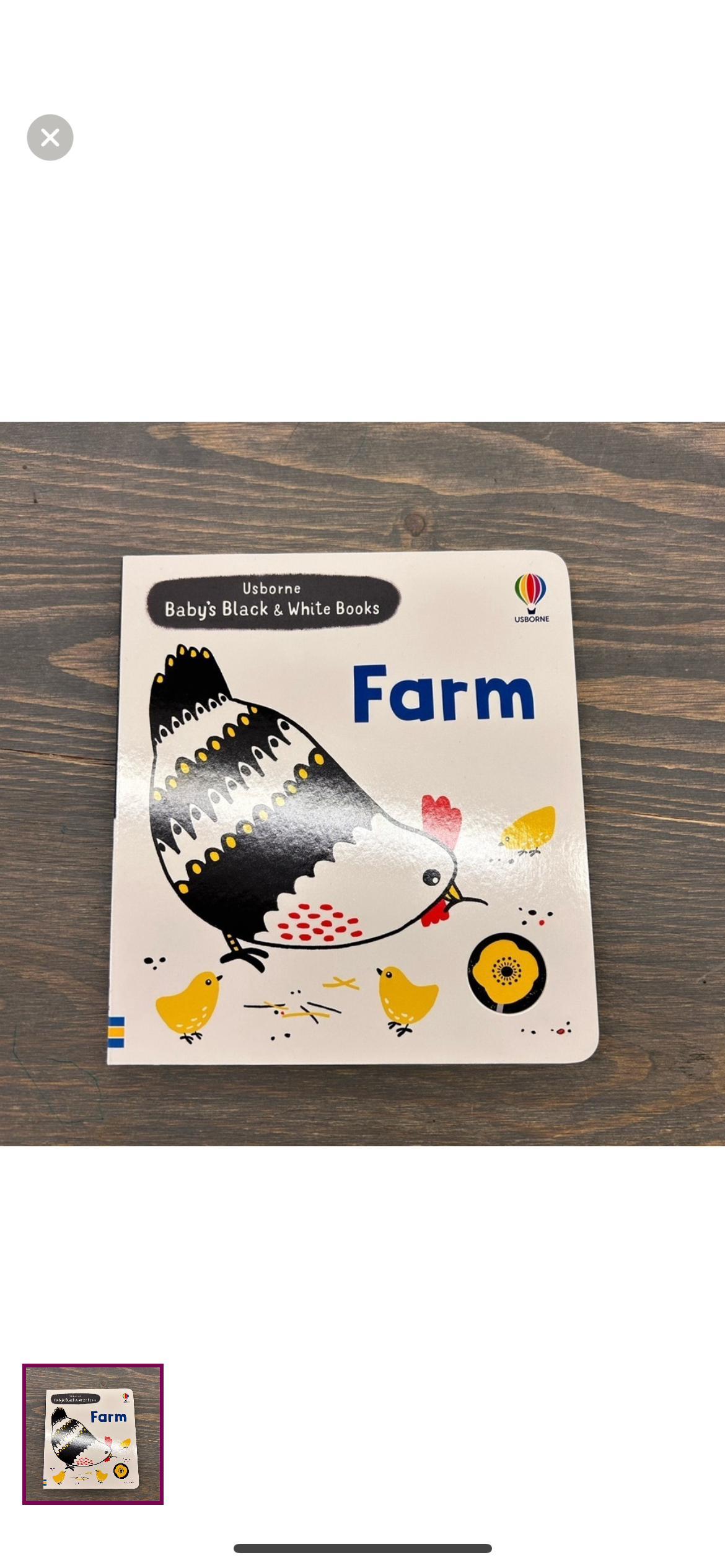 NEW usborne farm board book