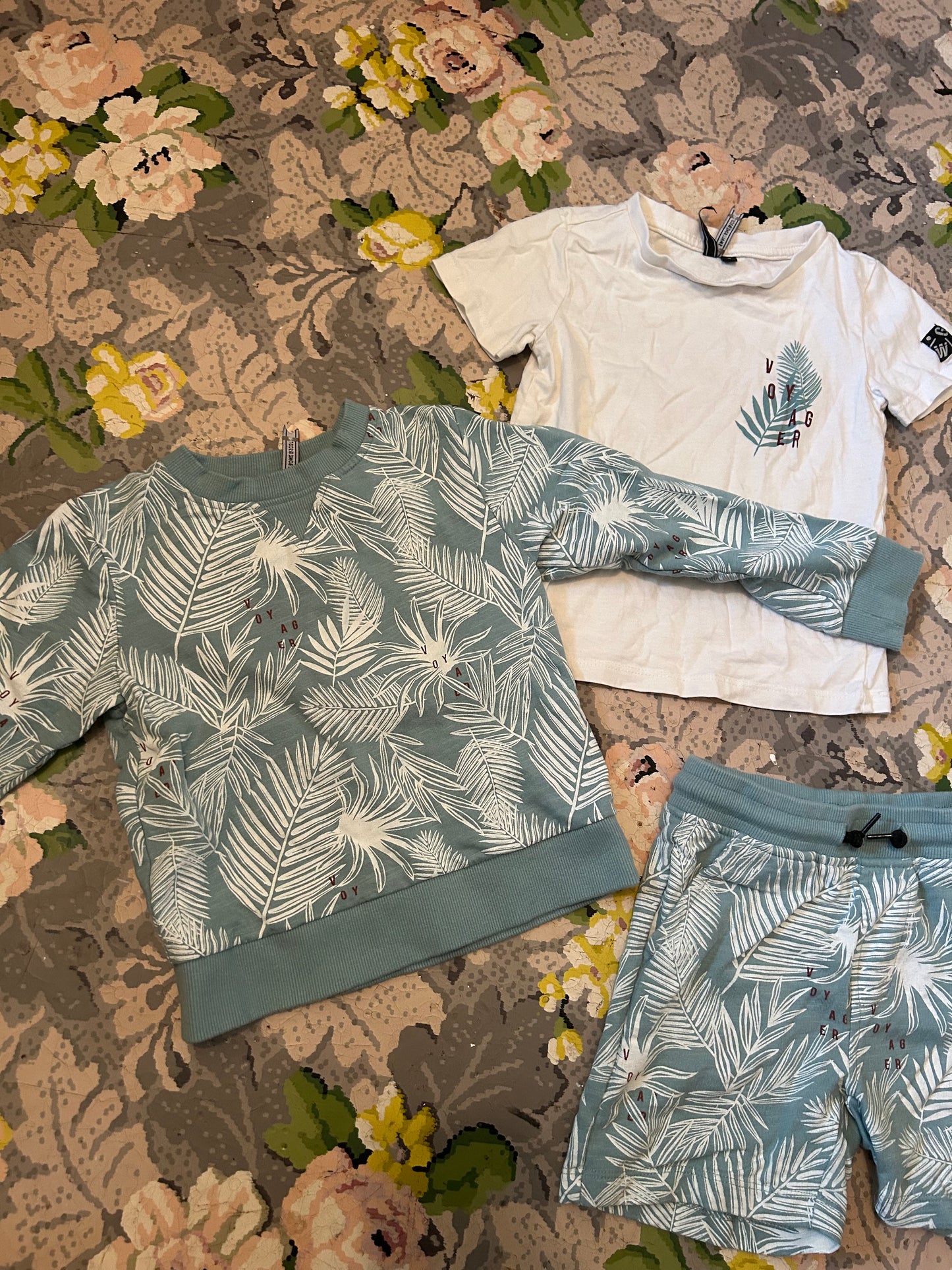 Smallbone & scot 3 blue tropical 3pc matching set