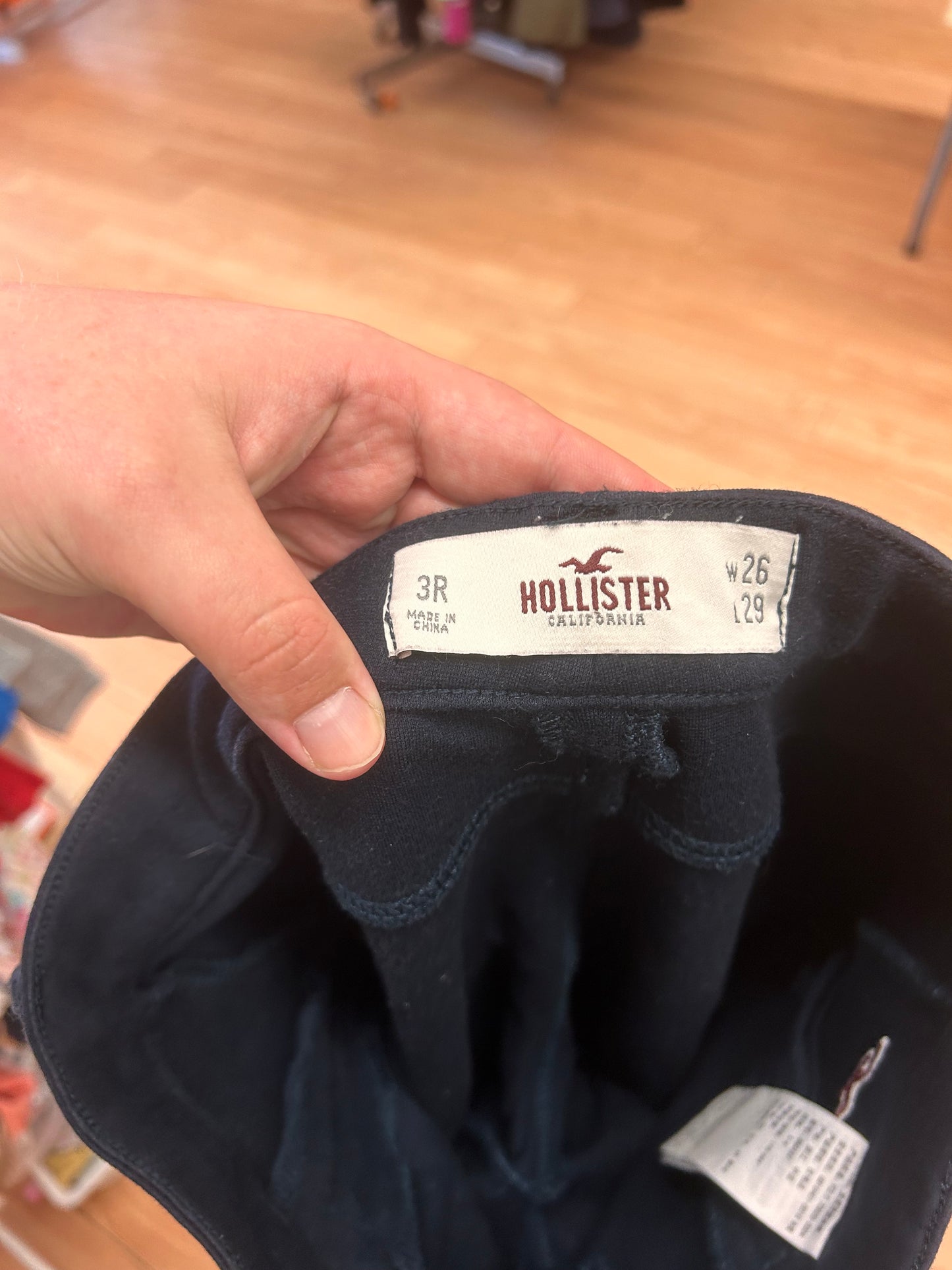 Hollister 3R navy blue jeggings