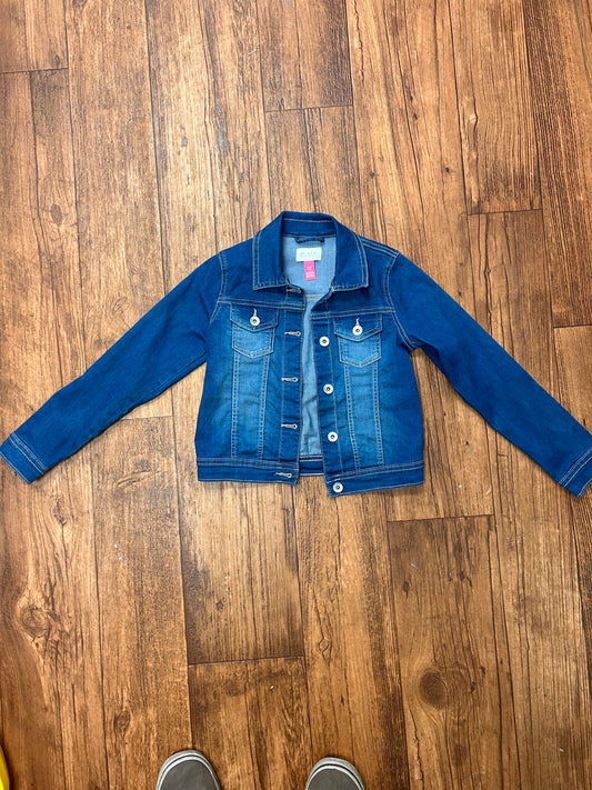 The children’s place 7/8 medium wash denim jacket