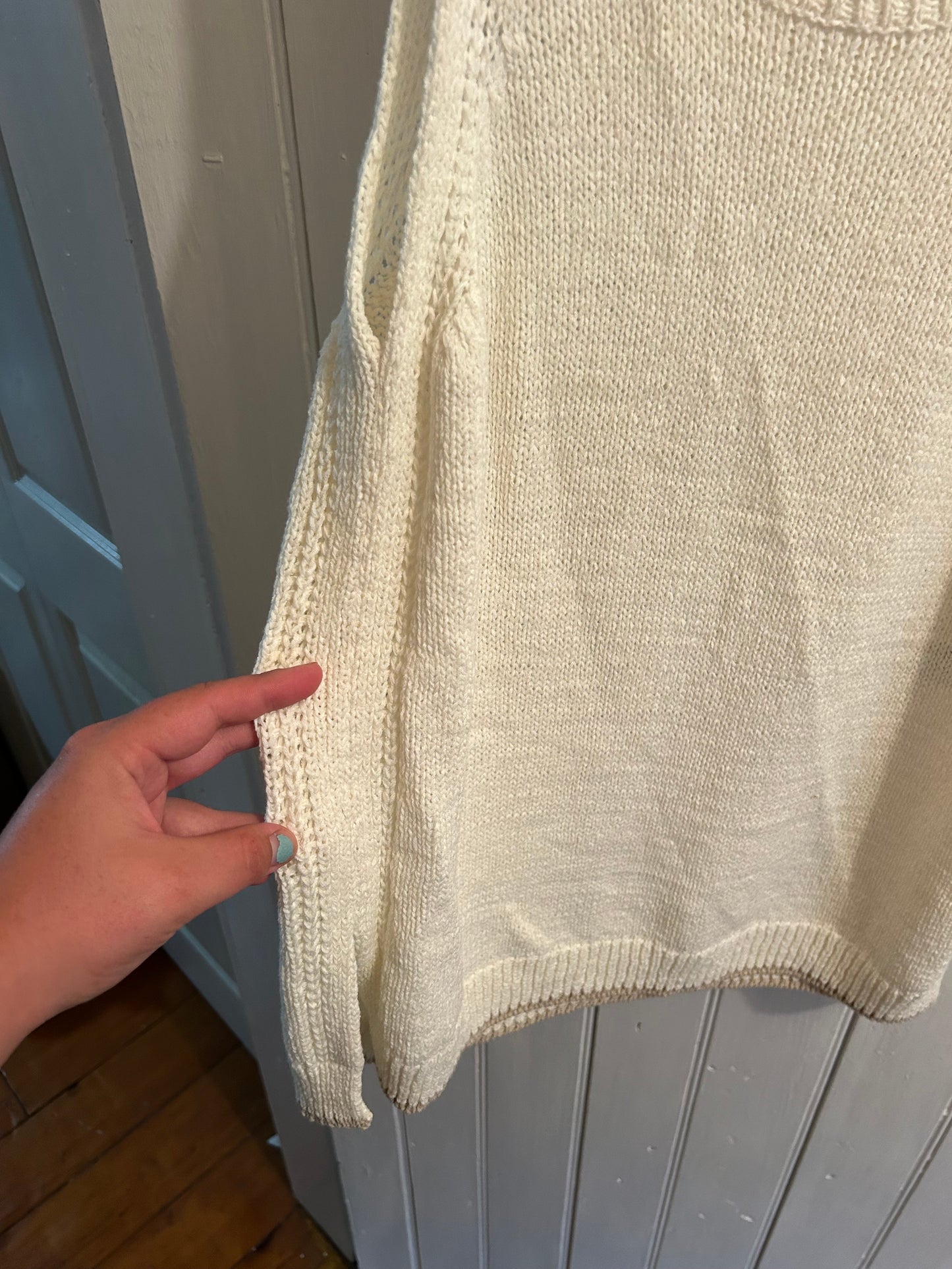 Banana republic small tan knit vest