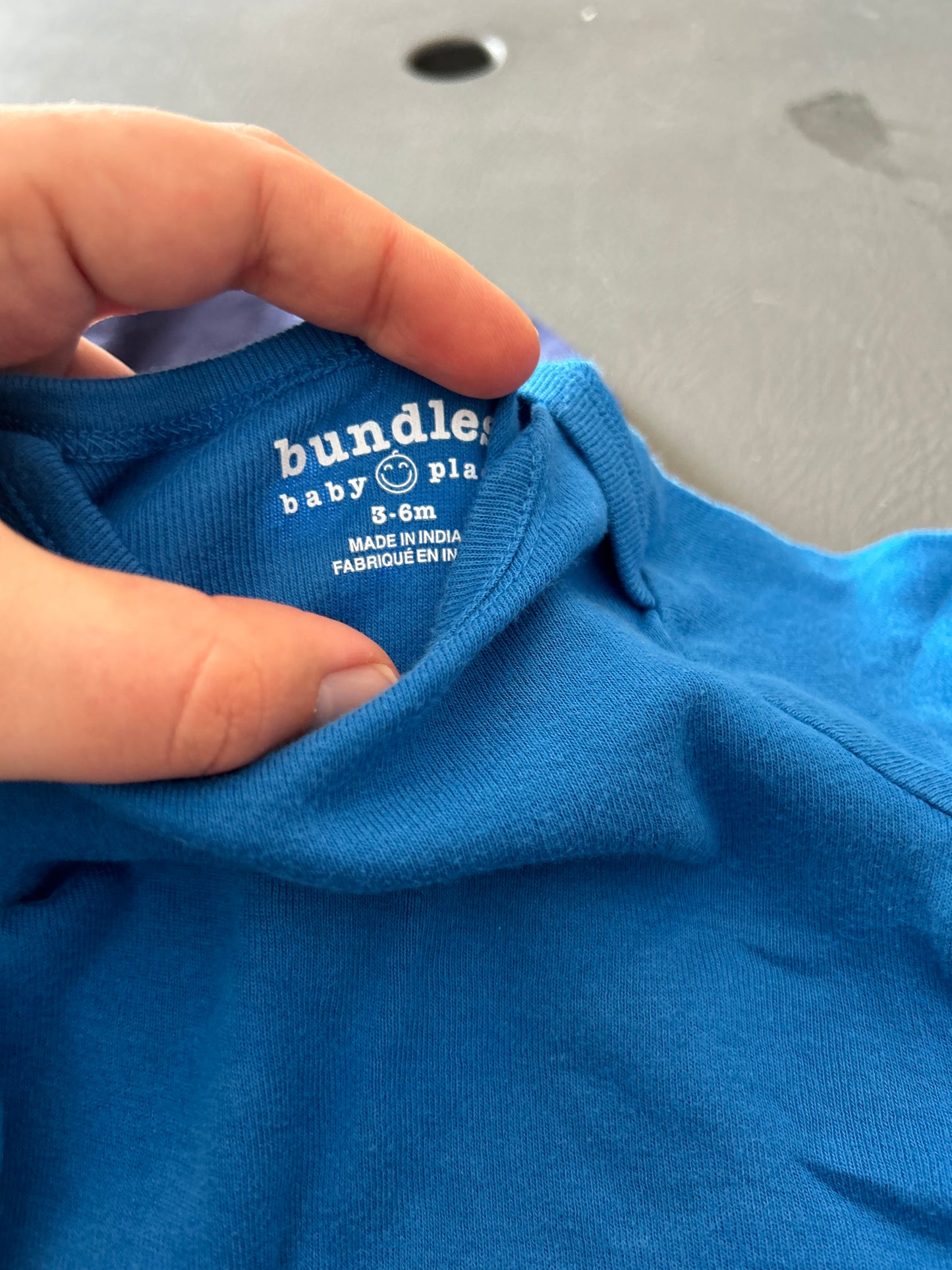 Bundles 3/6m blue onesie