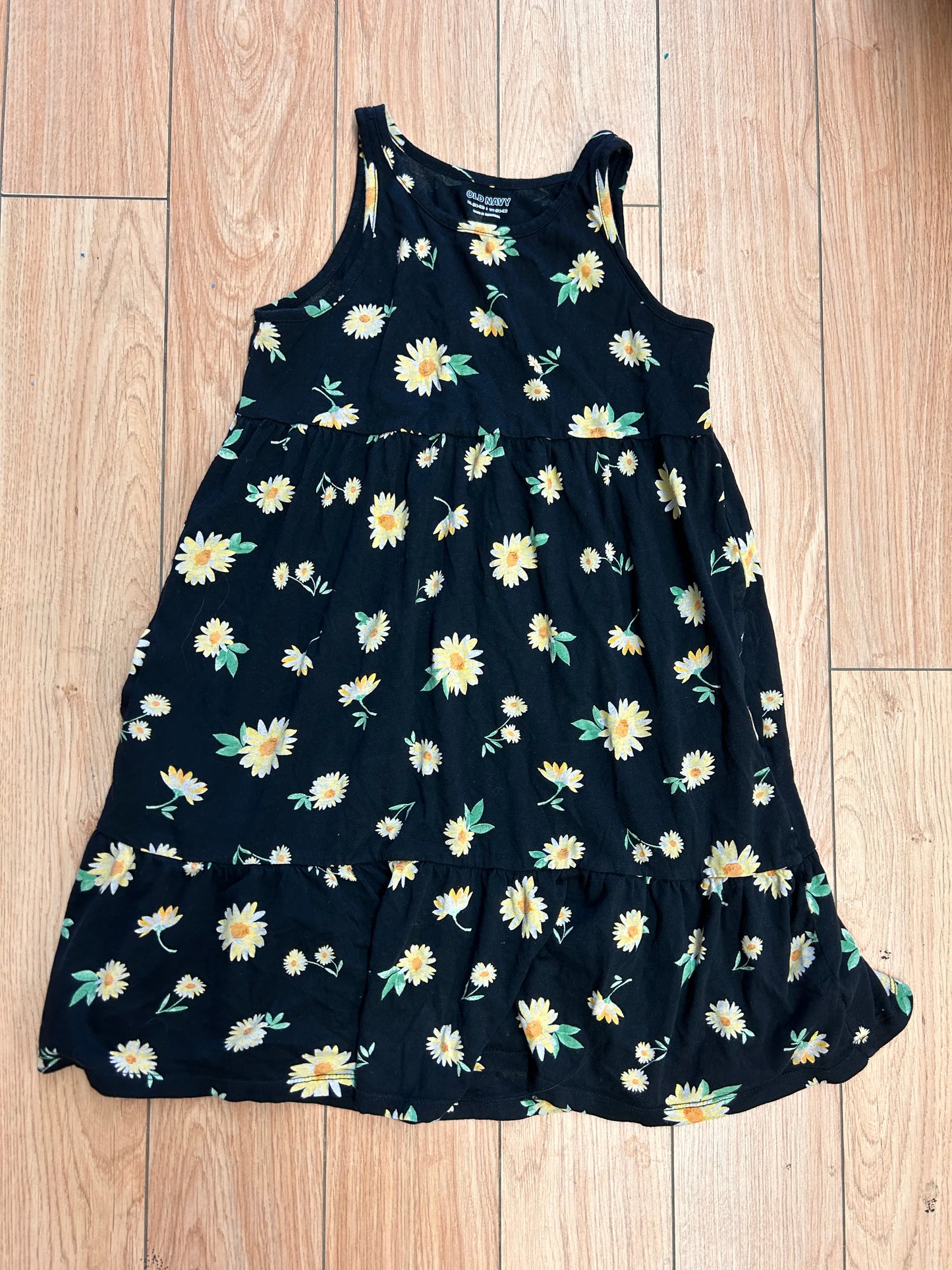 Old navy 14/16 black daisy dress