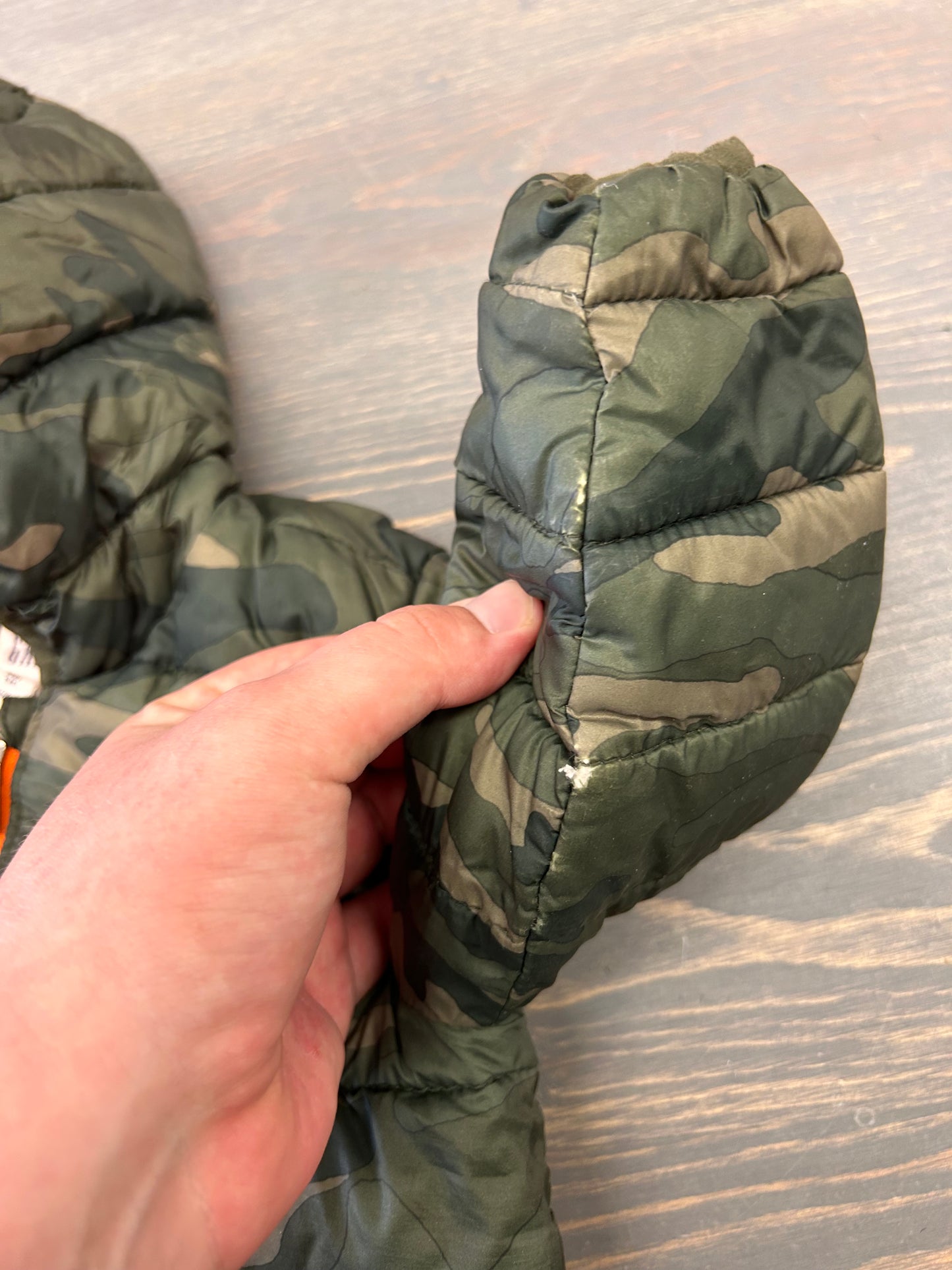 Gap 12/18m camo winter jacket