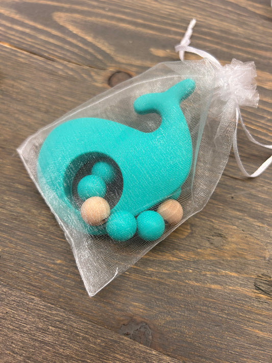 Blue whale teether