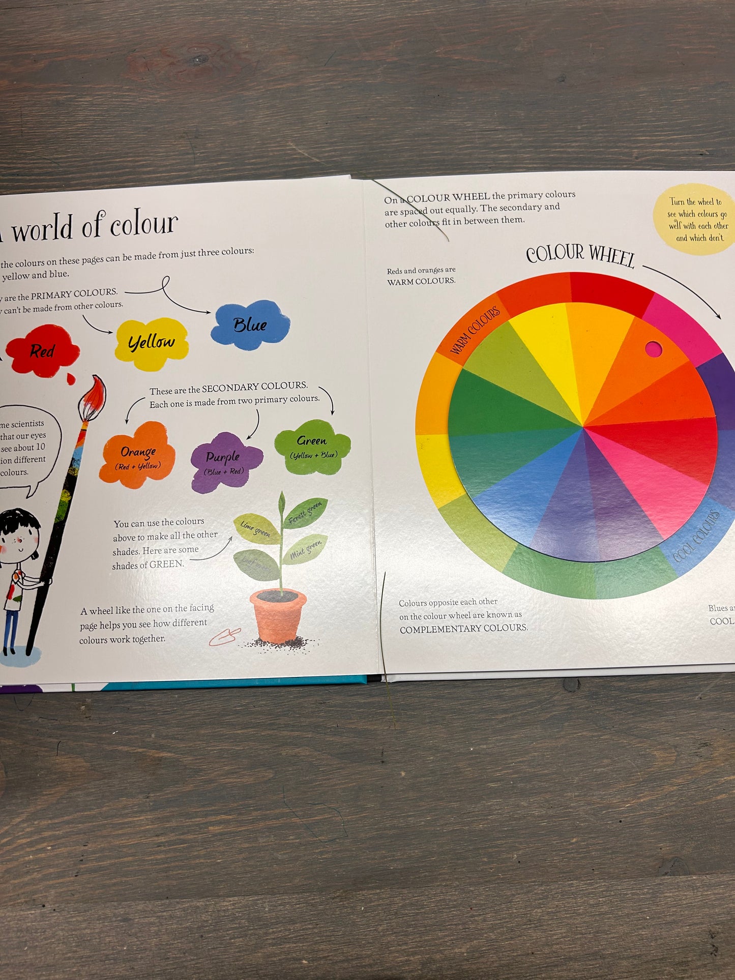 NEW usborne big book of colours