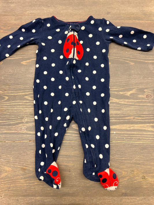 Carters 3/6m ladybug sleeper