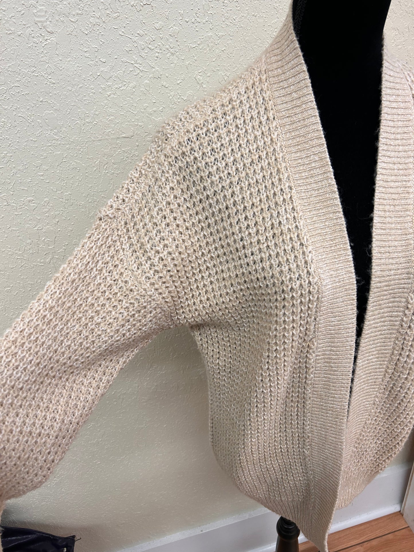 Garage small tan cardigan