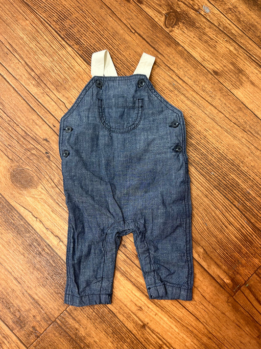 Joe fresh 3/6m grey overalls