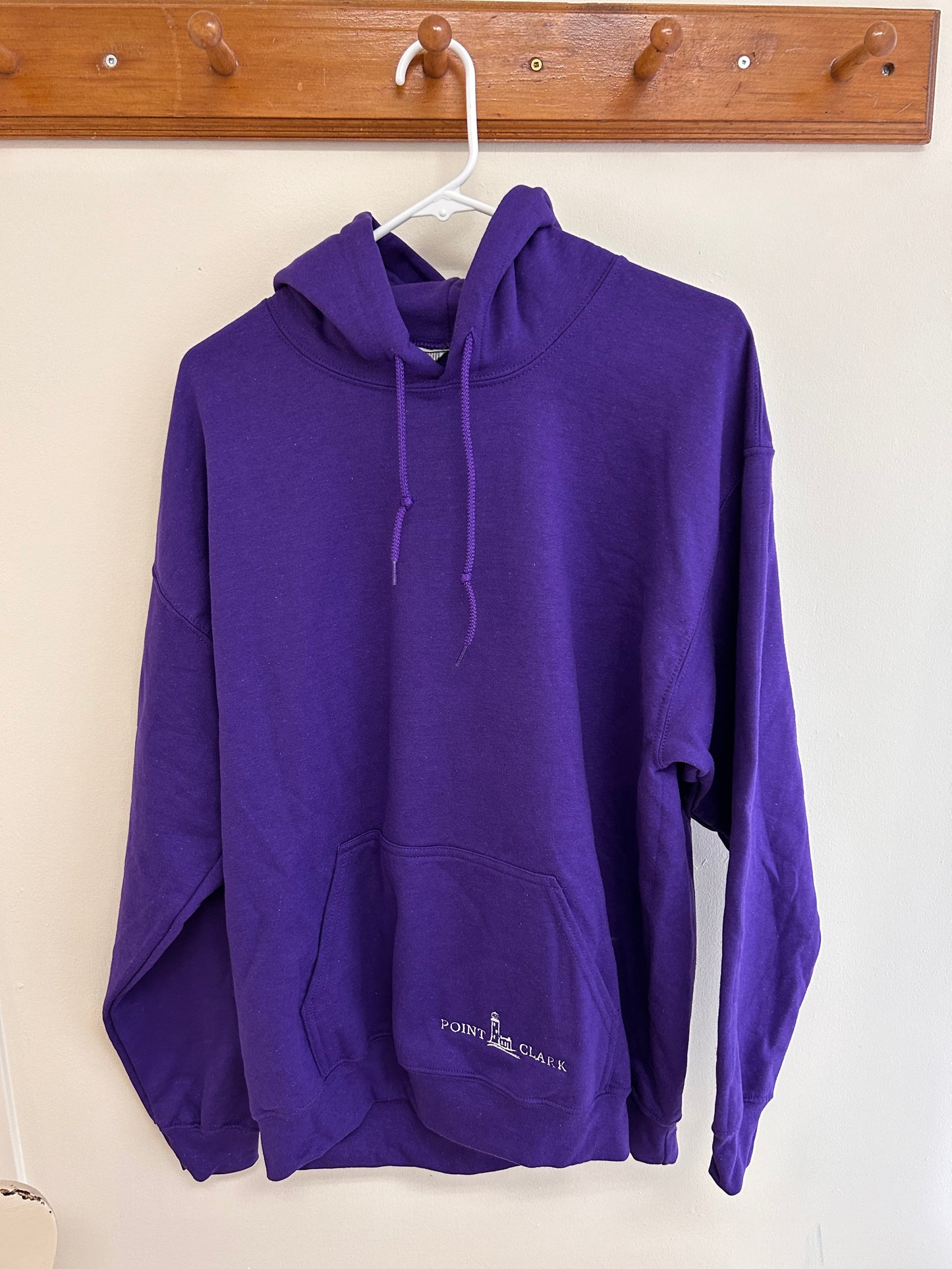 Purple point Clark pocket hoodie