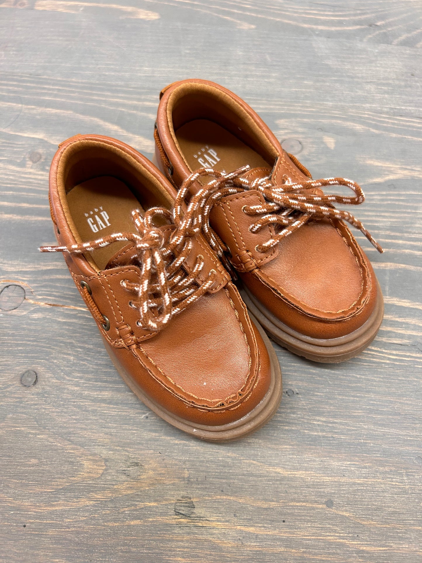 NEW Gap toddler 7 brown loafers