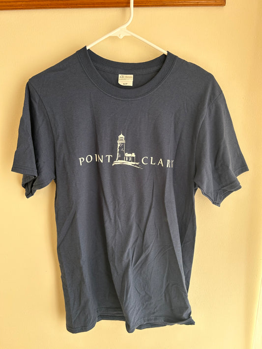 Adult navy blue point Clark Tshirts