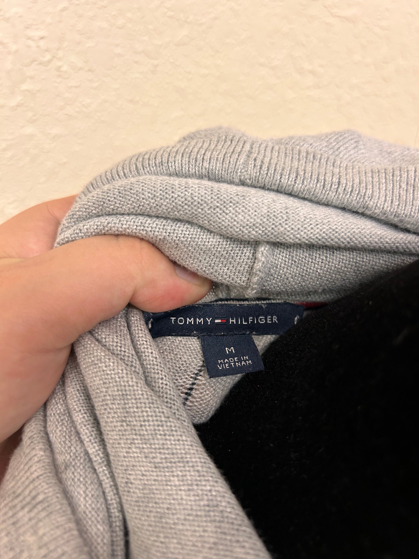 Tommy Hilfiger medium grey cowl neck sweater