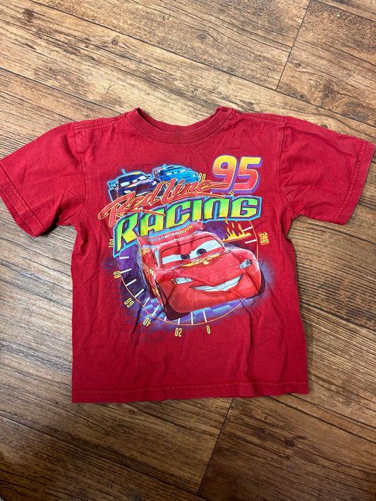 Disney 4 red cars graphic T-shirt