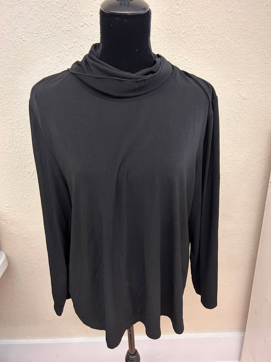 Brooke Chapman 20 black turtleneck shirt