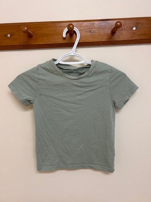 H&M 5/6 sage green T-shirt