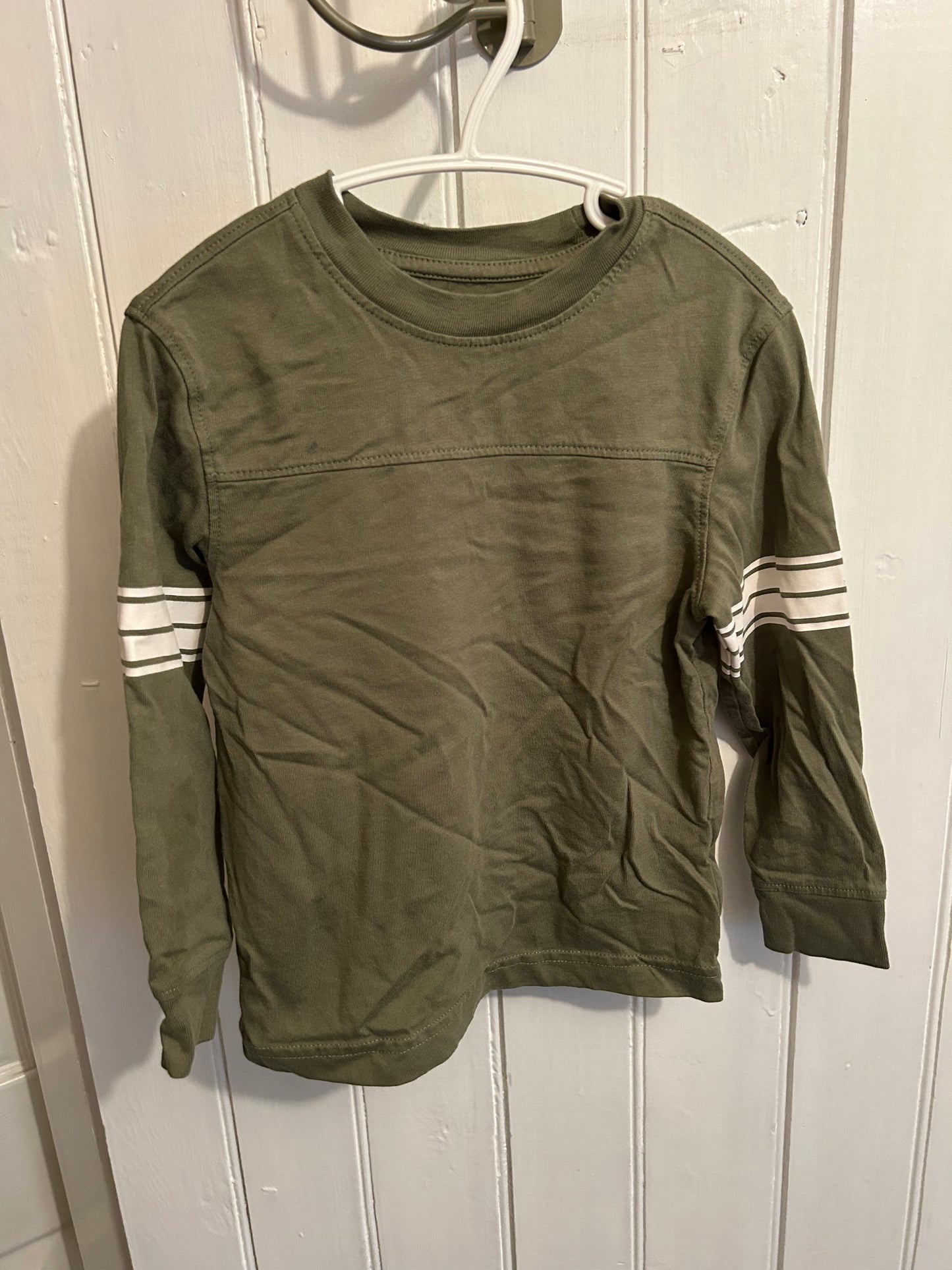Old navy 4t green striped top