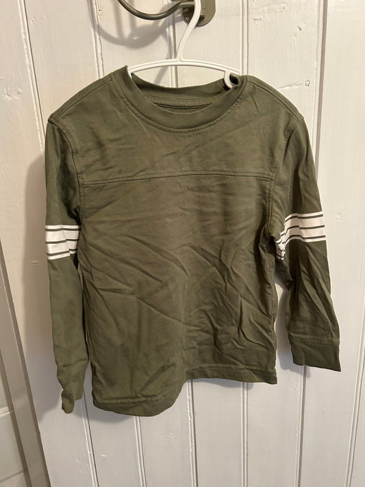 Old navy 4t green striped top
