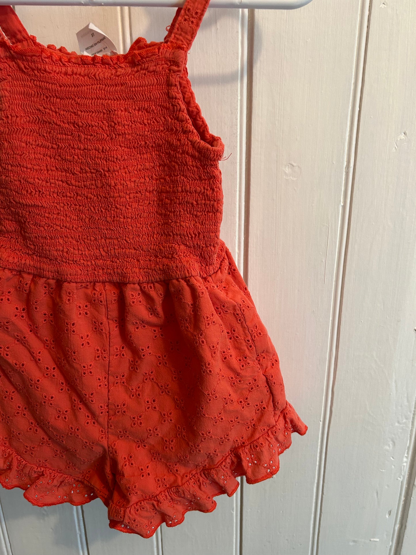 Wonder nation 3t red lace romper